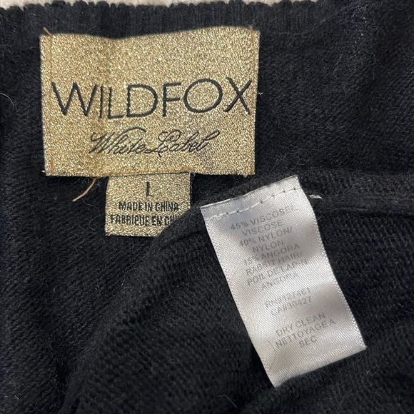 Wildfox White Label Red Sequins Heart ♥️ ~ in Black - Picture 15 of 15